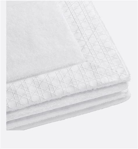 Tapis de bain Cannage, blanc 